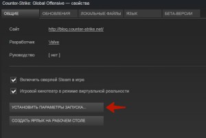 Параметры запуска cs go 2021